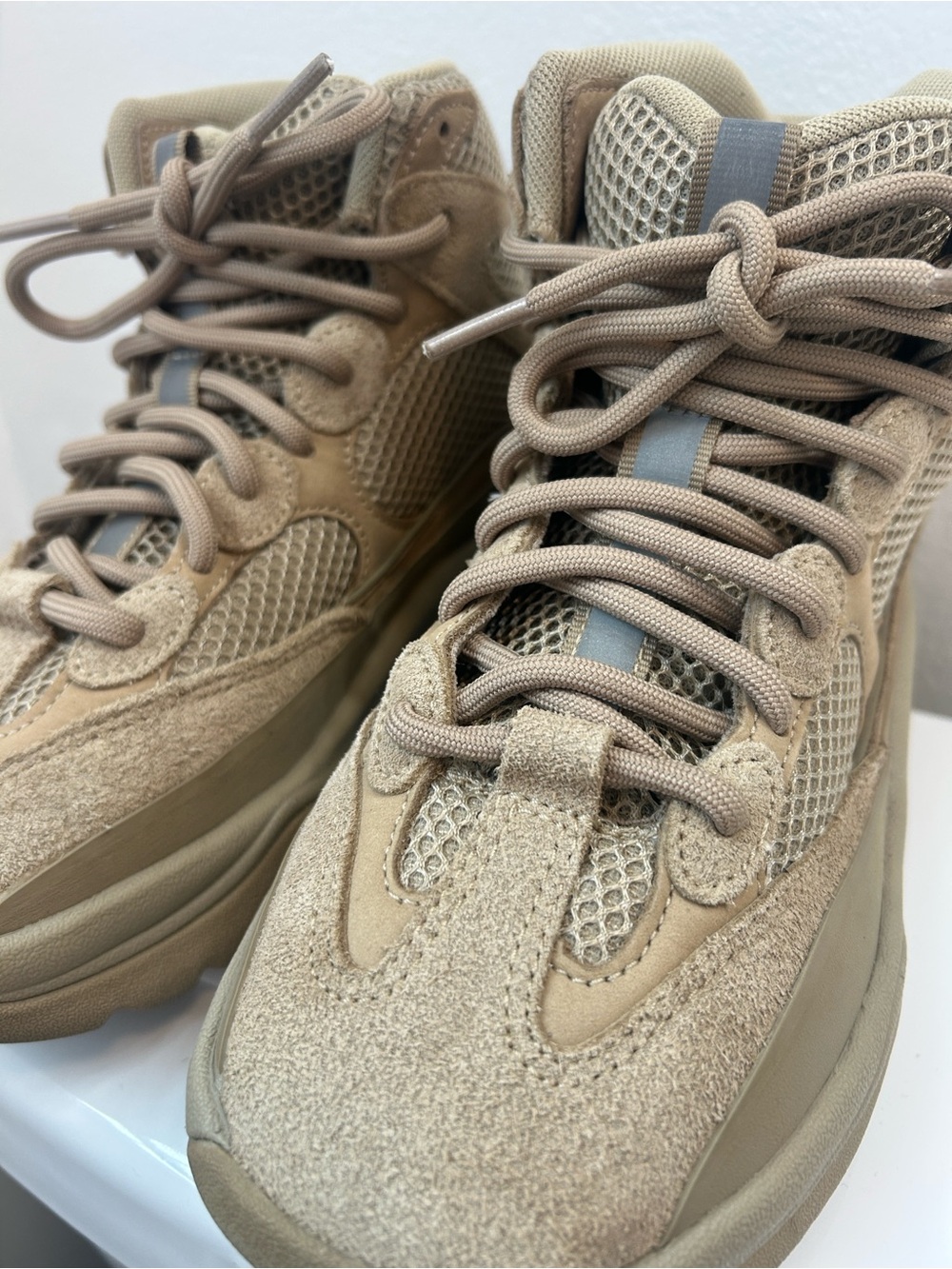 Yeezy Desert Tan Mid-Top Sneaker